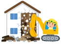イラスト 家の解体