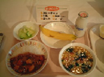 写真:学校給食の献立 昭和51年