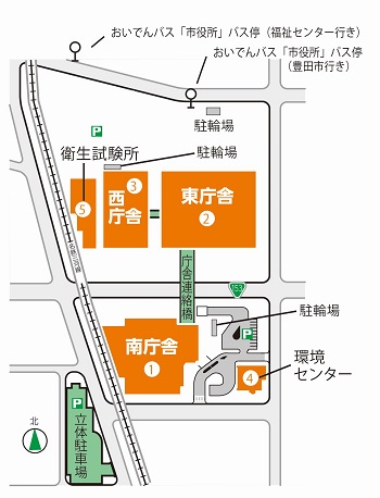 イラスト 庁舎案内図