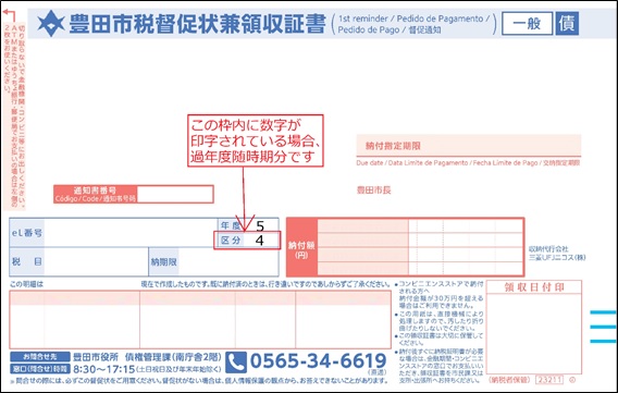 納付書