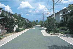写真:地区計画によるまちなみ(乙部ヶ丘地区)