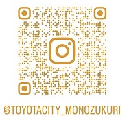 QRコード　豊田市役所　ものづくりサポートセンター　インスタグラム