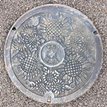 汚水用マンホール蓋　見本
