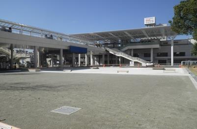 全景　新とよパーク（新豊田駅東口駅前広場）