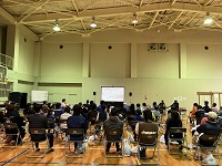 被災者による講話