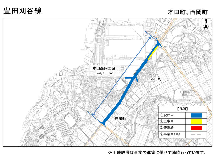 豊田刈谷線　地図