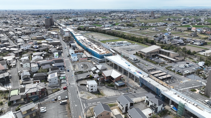 名鉄三河線若林駅付近　写真