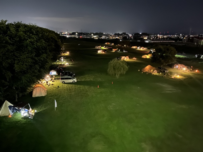 千石公園キャンプ写真