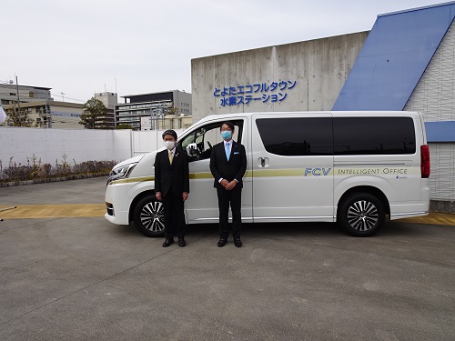 FCオフィスカーの公用車利活用実証を開始　3月4日（金曜日）
