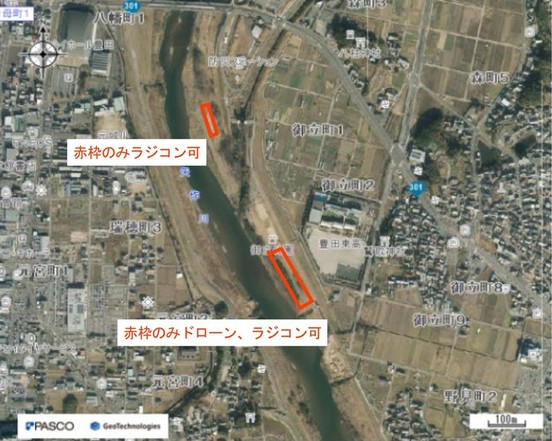 御立公園内指定場所 広域図