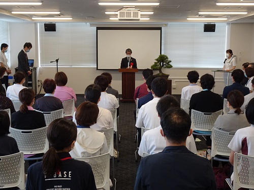 豊田総合療法士育成センター開所式・訪問看護師育成センター入校式　4月14日（木曜日）