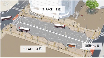 バス乗降場 完成イメージパース01