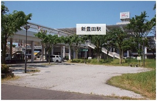 新豊田駅東口駅前広場(新とよパーク) 整備前