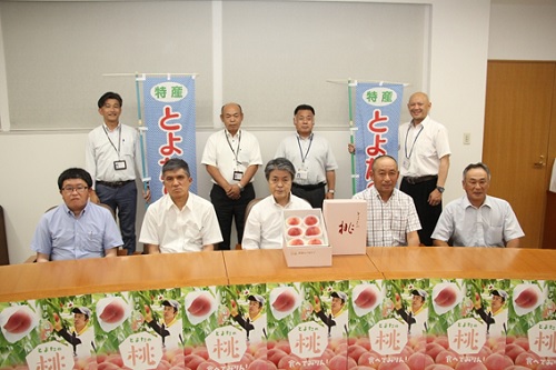 JAあいち豊田桃部会　作柄報告　7月3日（月曜日）