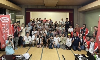 画像 食事会後の集合写真