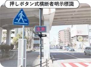  押しボタン式横断者明示標識
