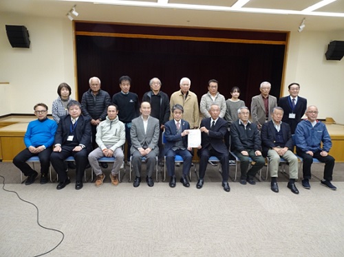 井郷地域会議から答申（第9次総合計画）と意見交換　12月13日（水曜日）