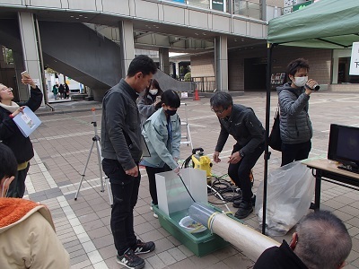 下水道管詰まり解消作業体験