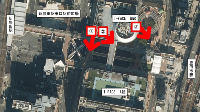 定点観測（バス乗降場）