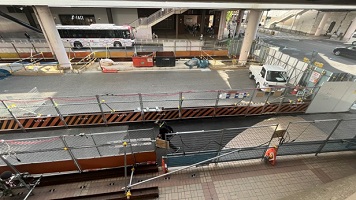 令和6年8月 定点観測(バス乗降場)(1)