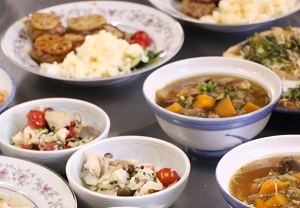 完成した料理