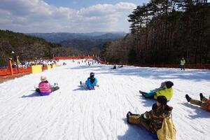 雪そりゲレンデ