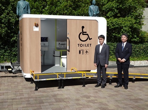 モバイルトイレ導入納車式　10月1日（火曜日）
