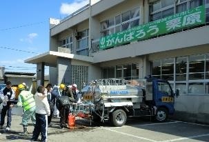 東日本大震災災害支援（短期）市民などへの応急給水