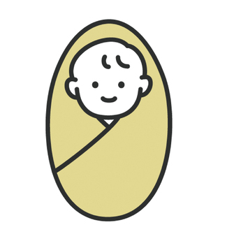 赤ちゃんのイラスト