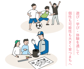 遊び・学び・体験を通して 個性も可能性も大きく育つまちへ