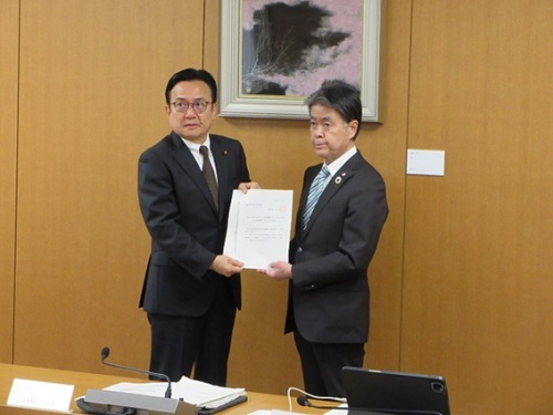 豊田市議会自民クラブ議員団への予算要望回答　2月3日（月曜日）
