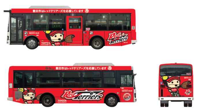 ラッピングバスのイメージ